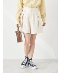 earth music&ecology デザインポケットショートパンツ