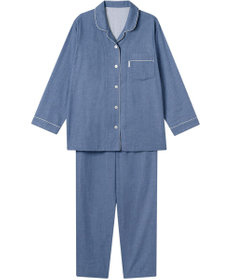 ワコール／睡眠科学 パジャマ 長袖 長ズボン 綿100%(本体) 二重ガーゼ レディース YDX518 睡眠科学／ワコール