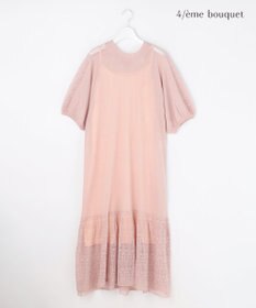 自由区 【カトリエムブーケ】Un pull en dentelle シアーニットワンピース