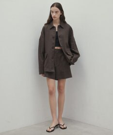 BEIGE， 【CLASSY. 4月号掲載】CRINUM / リネンショートパンツ