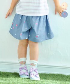 ANY KIDS 総柄刺繍 キュロット