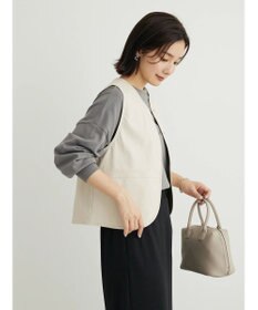 Green Parks フェイクレザーベスト