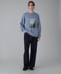 WEGO 【ユニセックス着用ITEM/SMLサイズ展開/ウエスト調整可】バギーデニムパンツ