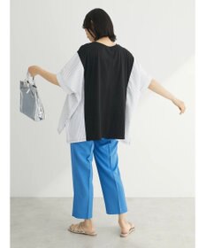 Green Parks 異素材脇切り替えドッキングプルオーバー