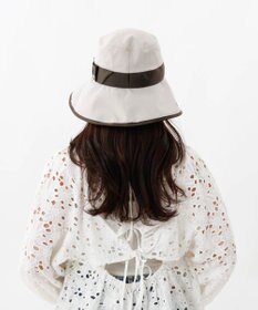 AURORA 【 Beaurance （ビューランス）】サマーシールド リボン中つばクロッシェハット