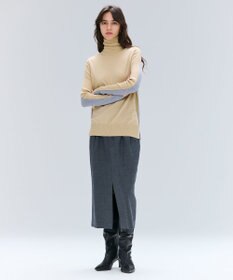 BEIGE， 【VERY NaVY12月号掲載】TERNES / 2タックウールスカート