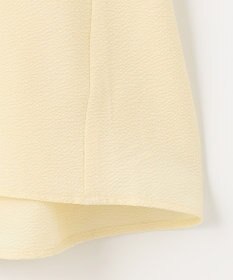 ANY サッカーギャザーバックペプラムブラウス