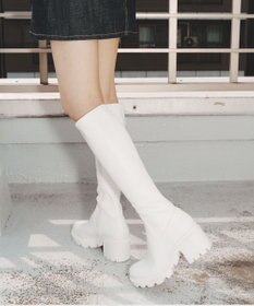 STEVE MADDEN ABERDEEN ストレッチロングブーツ