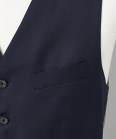 GOTAIRIKU シワになりにくい【御幸毛織/みゆきけおり】Superior160s 3ピーススーツ（ネイビー）