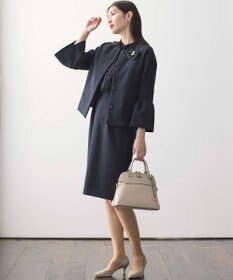 組曲 S 【KUMIKYOKU NAVY】コンフォータブルドレープ ジャケット
