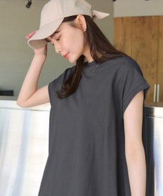 Tiaclasse 【接触冷感】 フレンチスリーブフレアカットソー