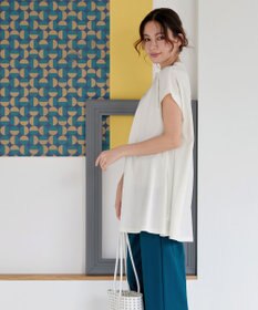 Tiaclasse 【接触冷感】 フレンチスリーブフレアカットソー