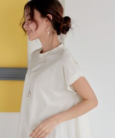 Tiaclasse 【接触冷感】 フレンチスリーブフレアカットソー