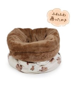 PET PARADISE ペットパラダイス くまちゃん 遠赤外線  寝袋  筒型 S（35×50cm)
