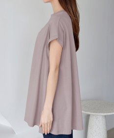 Tiaclasse 【接触冷感】 フレンチスリーブフレアカットソー