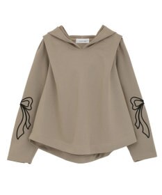 Green Parks ■ESCAR リボンコード刺繍フーディ