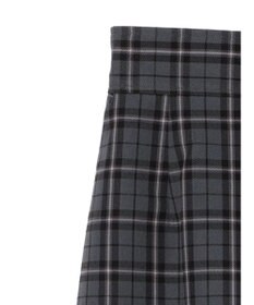 earth music&ecology チェックナロースカート