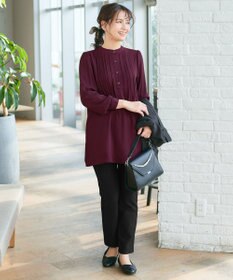 Tiaclasse 【安田美沙子さん着用・新色追加・日本製】すふれ起毛ストレートパンツ