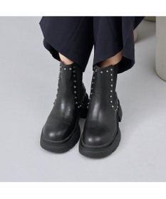 MODE ET JACOMO <carino>サイドゴアビジューショートブーツ