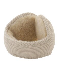 MOONBAT FURLA(フルラ) コーデュロイ×ファー バックアームイヤマフ