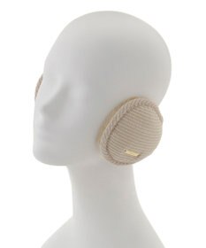 MOONBAT FURLA(フルラ) コーデュロイ×ファー バックアームイヤマフ