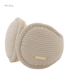 MOONBAT FURLA(フルラ) コーデュロイ×ファー バックアームイヤマフ