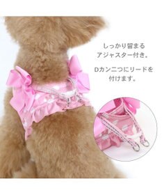 PET PARADISE ディズニー ミニーマウス メッシュ ベスト ハーネス 【ＳＳ】 ピンク 水玉