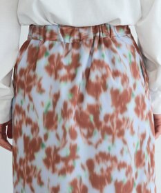 CRAFT STANDARD BOUTIQUE フラワープリントスリットロングスカート