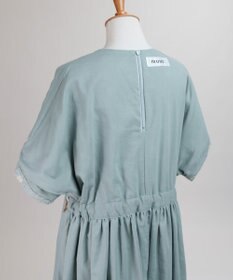 muuc 【手刺繍のような刺繍が美しい】ハイドランジア ドレス