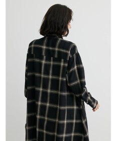 Green Parks ビエラチェックシャツワンピース