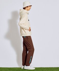 PW CIRCULUS 2025 NEW！【手洗い洗濯可】【MEN】キャットグラフィック スエードライク デタッチャブルフーディ ゴルフ