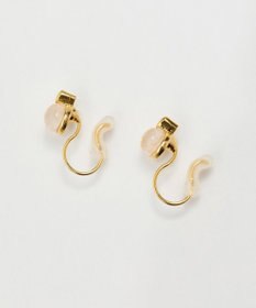 Phoebe 【痛くないシリーズ】パワーストーンライトフィットイヤリング　ローズクォーツ天然石