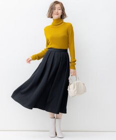 23区 S 【SLOW/一部店舗限定】シアーリブ タートルネックニット