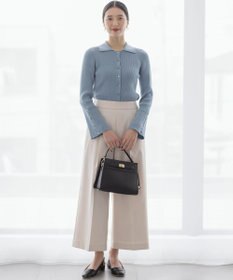 組曲 バイカラーバックストラップパンプス