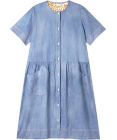 tsumori chisato SLEEP ツモリチサト ワンピース 5分袖 半袖 綿100%(本体) 楊柳素材 ロング丈(ふくらはぎ付近) レディース UNT149 /ワコール