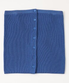 自由区 【洗える】ドライコットンハイゲージニット ビスチェ