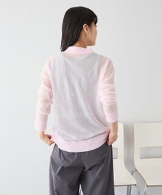 CRAFT STANDARD BOUTIQUE シアージョーゼットニットカーディガン