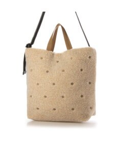 UNBILLION カシュカシュ cachecache / ミックスカラーボアドット2wayトート