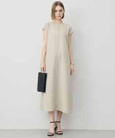ICB ドライアセテートスラブ フレンチスリーブワンピース