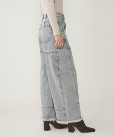 GRACE CONTINENTAL ライン切替デニムパンツ
