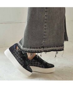 MODE ET JACOMO <MODE ET JACOMO>厚底ベルクロスニーカー