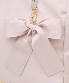 Maison de FLEUR EC限定リボンチャーム付き3ルームトートバッグ