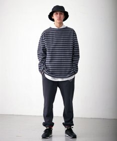 J.PRESS YORK STREET 【UNISEX】ワンポイント裏毛スウェット