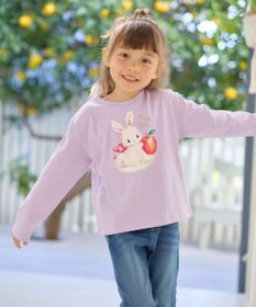 ANY KIDS アニマル×フルーツ 長袖 Tシャツ