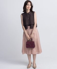 組曲 S 【WEB限定】シアーボイルタックフレア スカート