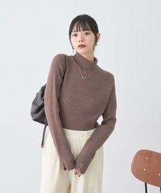 earth music&ecology 【イージーケア】【洗濯機洗い可】レンチング(TM)エコヴェロ(TM)(リブタートル)