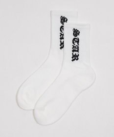 WEGO オールドイングリッシュロゴリブソックス