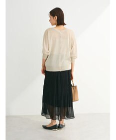 Green Parks ２ｗａｙ　７分袖ブライトシアーニットプルオーバー