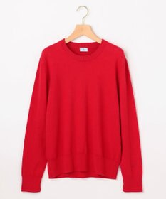 組曲 S 【加藤ローサさん着用】コットンカシミヤMIX刺繍入りニット