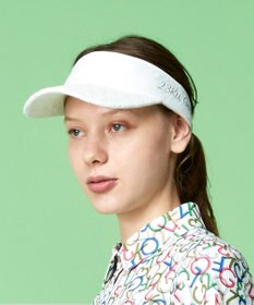 23区GOLF レース使いが上品！【WOMEN】バイザー